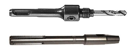 Gręžimo karūnų adapteriai ir centravimo grąžtai