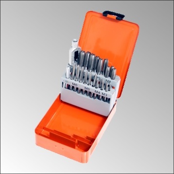 Sriegiklių ir sriegpjovių rinkinys Richmann C9181; 22 vnt.