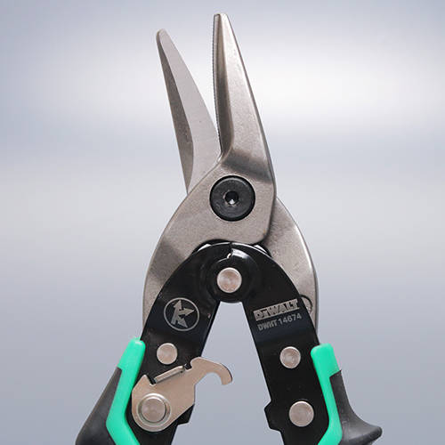 Skardos kirpimo žirklės DeWalt DWHT14674; 250 mm; dešininės