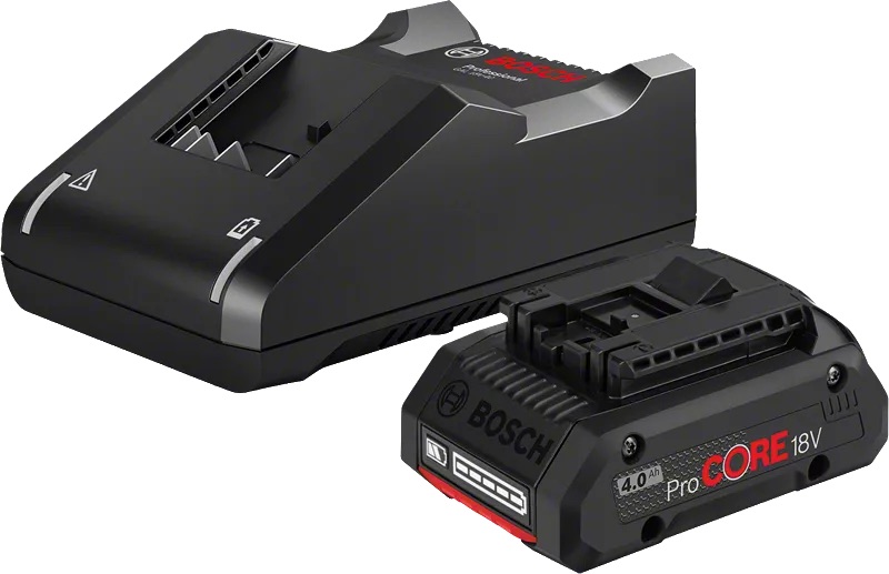 Priedų rinkinys Bosch GBA ProCORE 18 V; 1x4,0 Ah akum.+ pakrovėjas GAL 18V-40