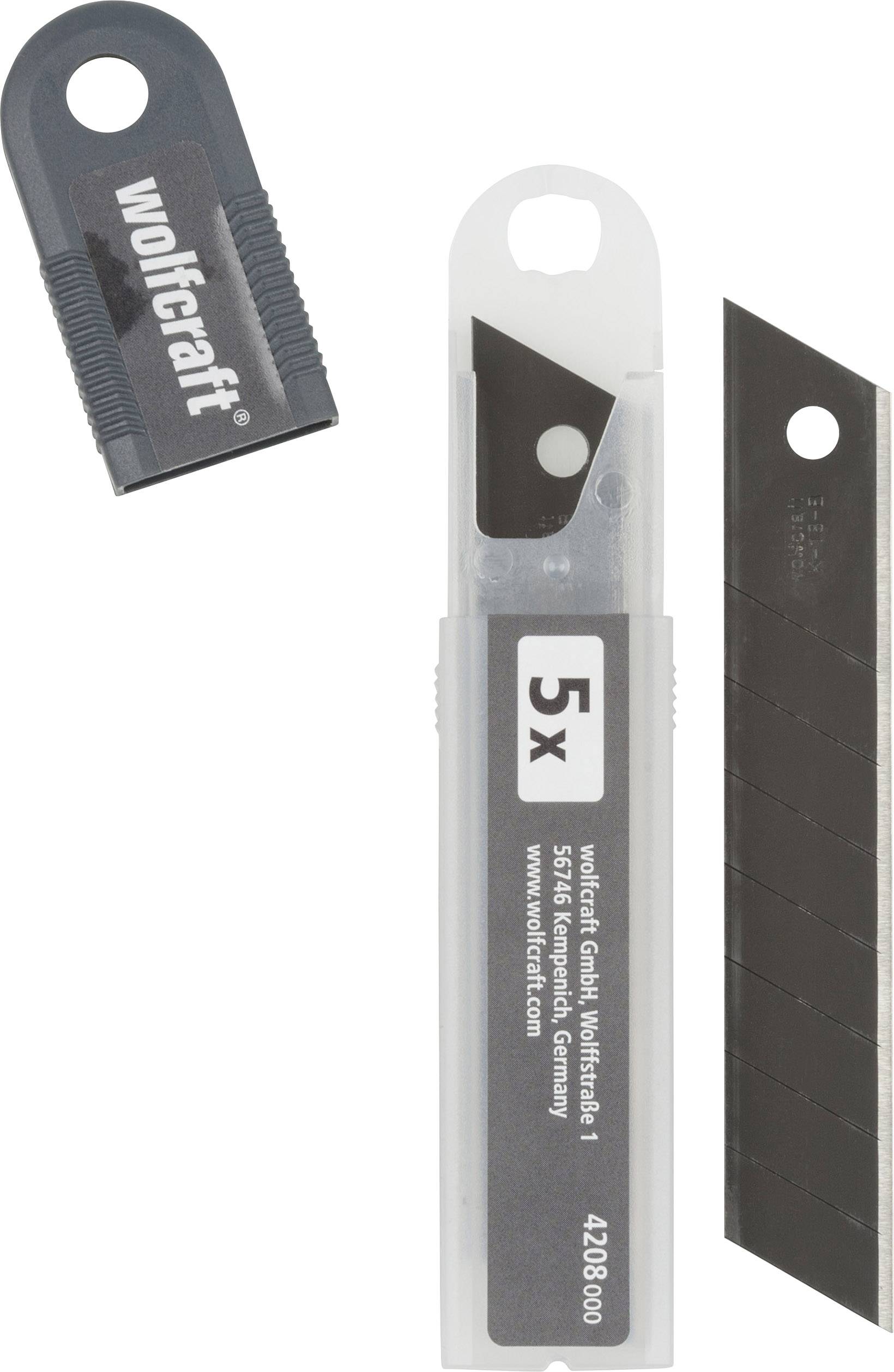 Geležtė Wolfcraft; 18 mm; 5 vnt.