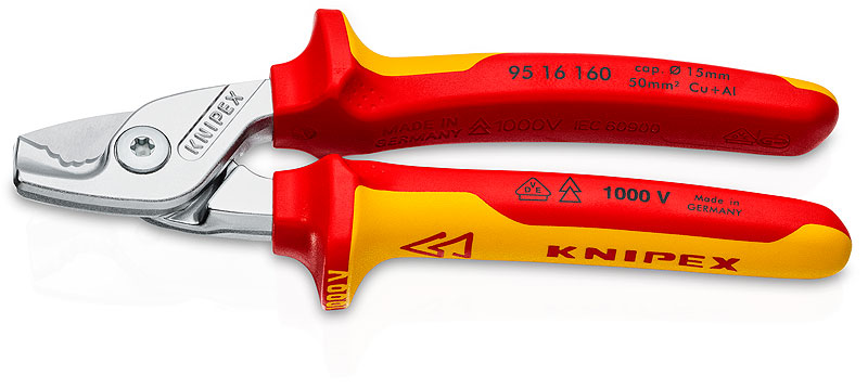 Kabelio kirpimo žirklės Knipex 951660SB 