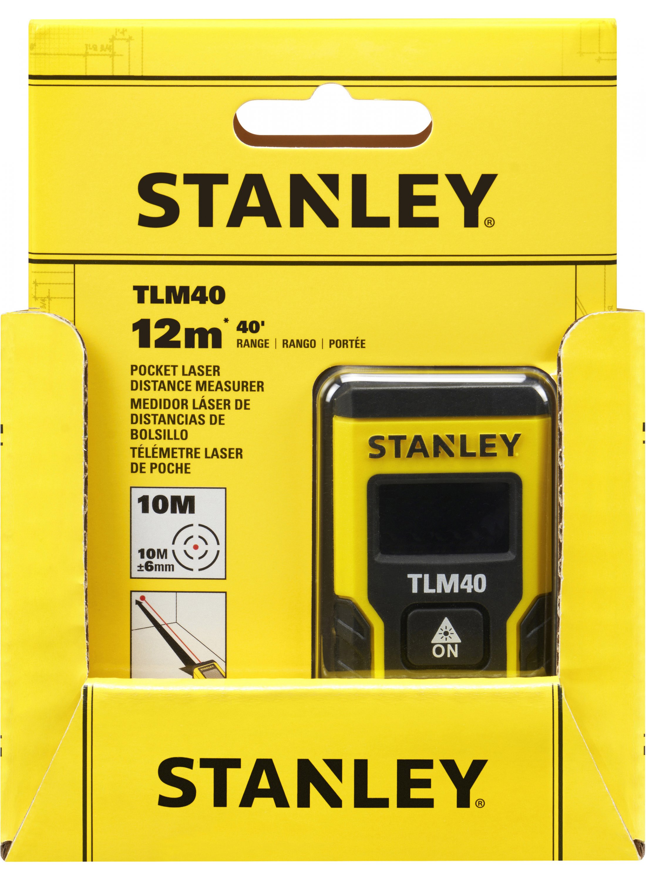 Lazerinis atstumo matuoklis Stanley TLM 40