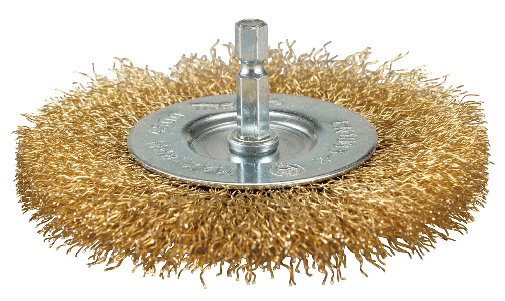 Vielinis apvalus šepetys Makita D-73695; 100 mm; 1/4''