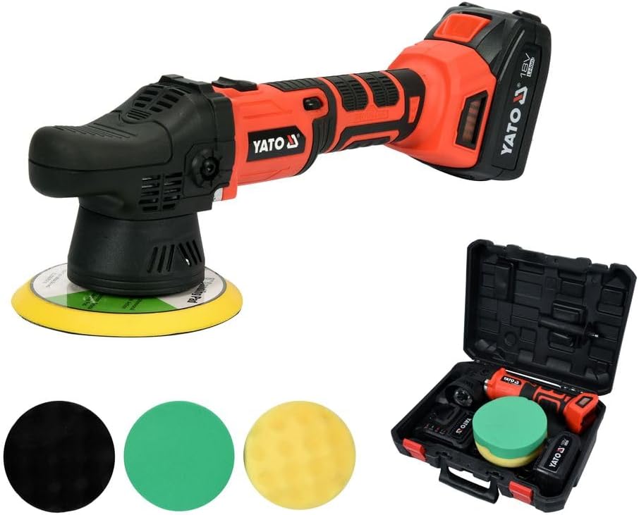 Poliruoklis Yato YT-82920; 18 V; 1x3,0 Ah akum.
