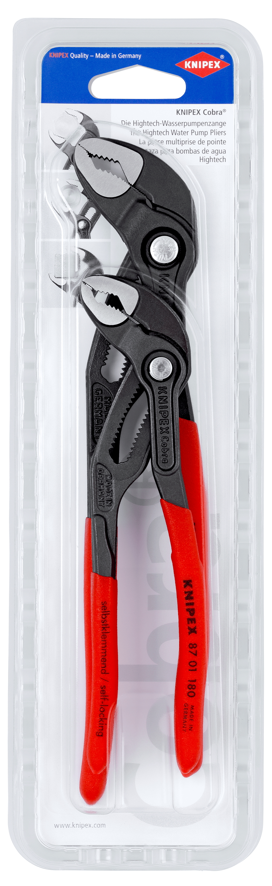 Replių komplektas Knipex 003120V01; 2 vnt.