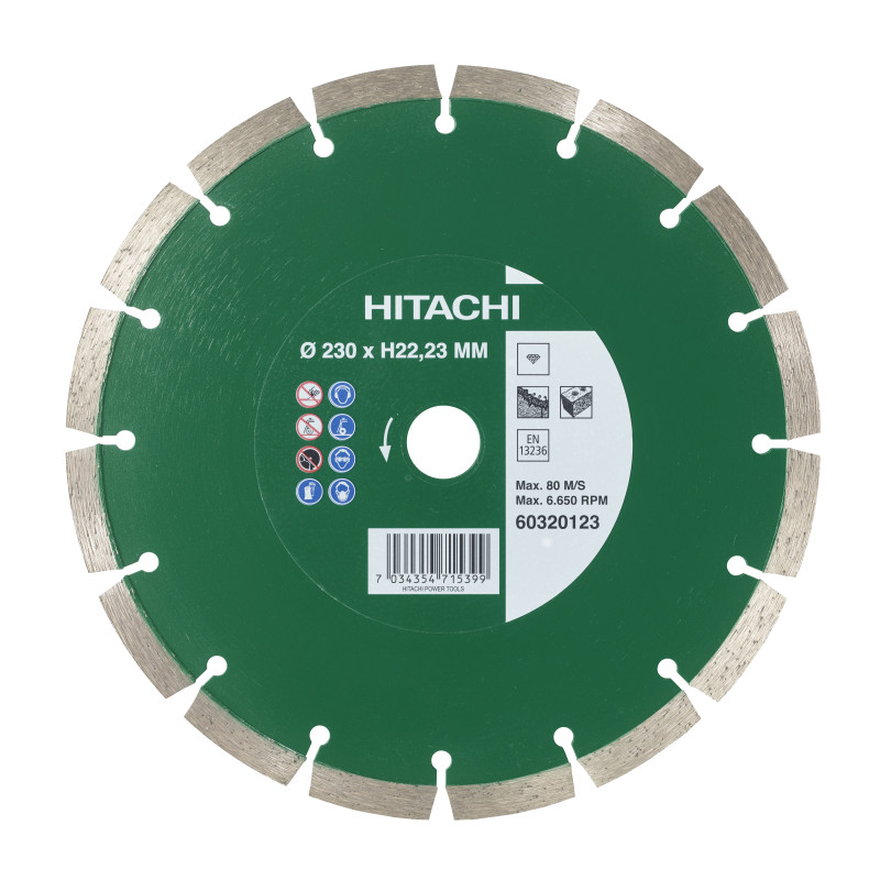 Deimantinis pjovimo diskas Hikoki 60320123; 230 mm