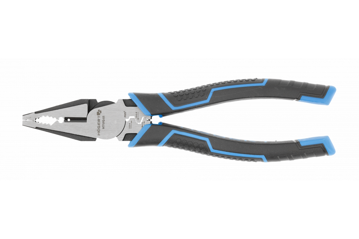 Antgalių presavimo replės Hogert HT1P245; 210 mm