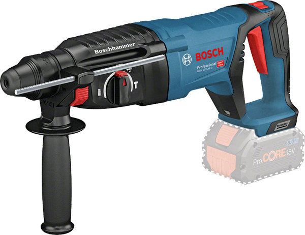 Perforatorius Bosch GBH 18V-28 D Professional; 3,4 J; SDS plus (be akumuliatoriaus ir pakrovėjo)