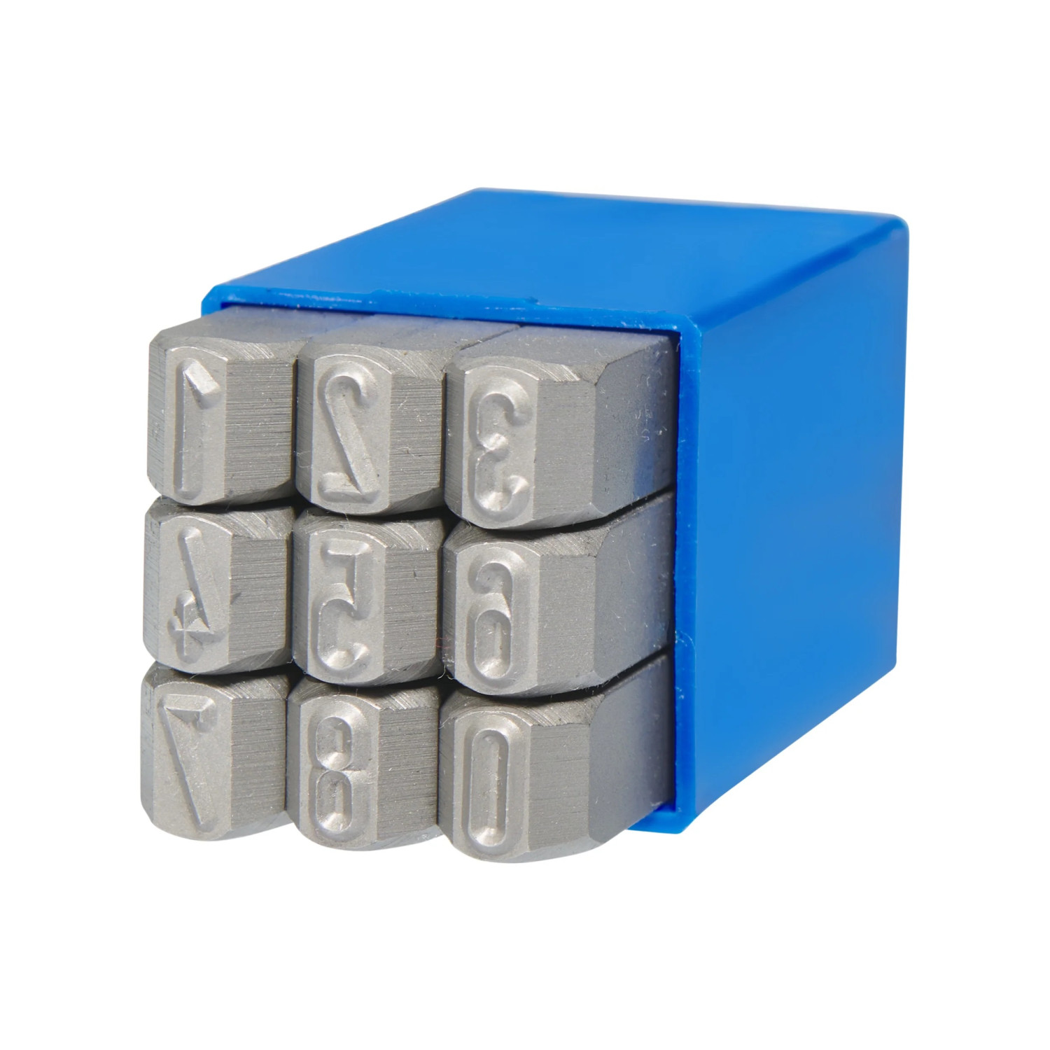 Skaičių išmušėjų komplektas Beta 100040K0; 4 mm; 9 vnt.