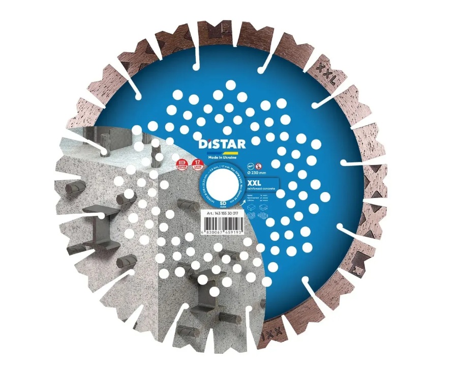 Deimantinis pjovimo diskas DISTAR 14315530017; 230x22,23x2,8 mm