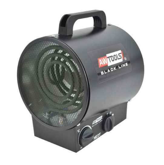 Elektrinis oro šildytuvas AWTools AW85715BL; 2 kW
