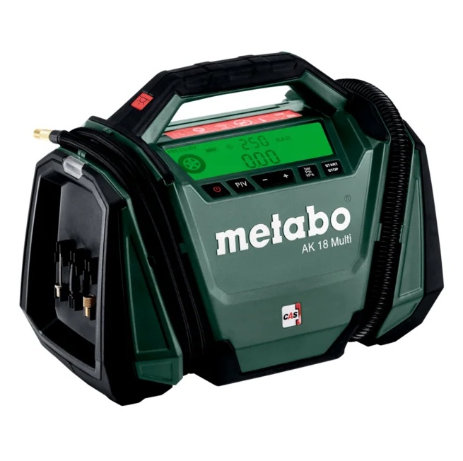 Akumuliatorinis oro kompresorius Metabo AK 18 Multi; 18 V (be akumuliatoriaus ir pakrovėjo)
