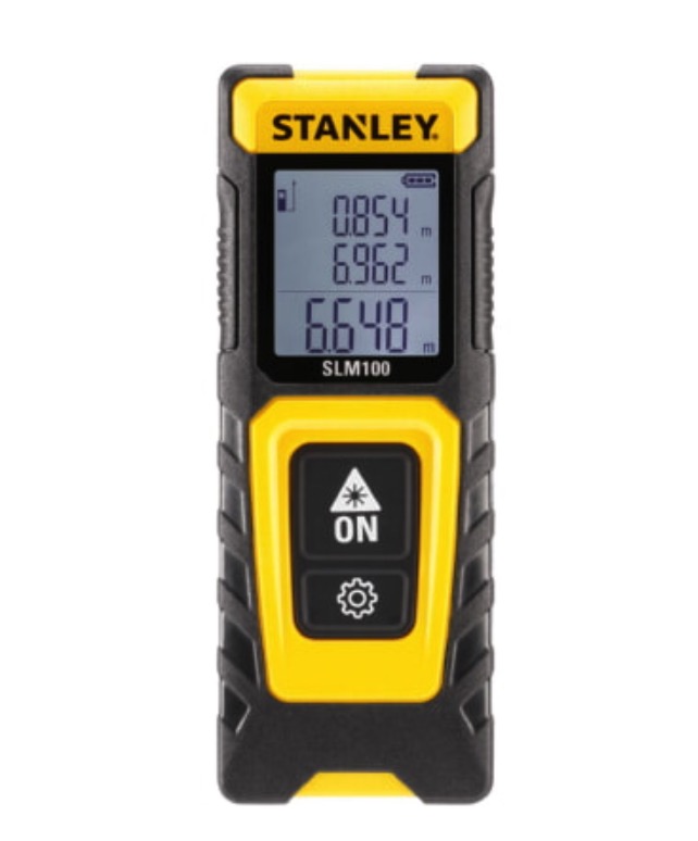 Lazerinis atstumų matuoklis Stanley SLM100