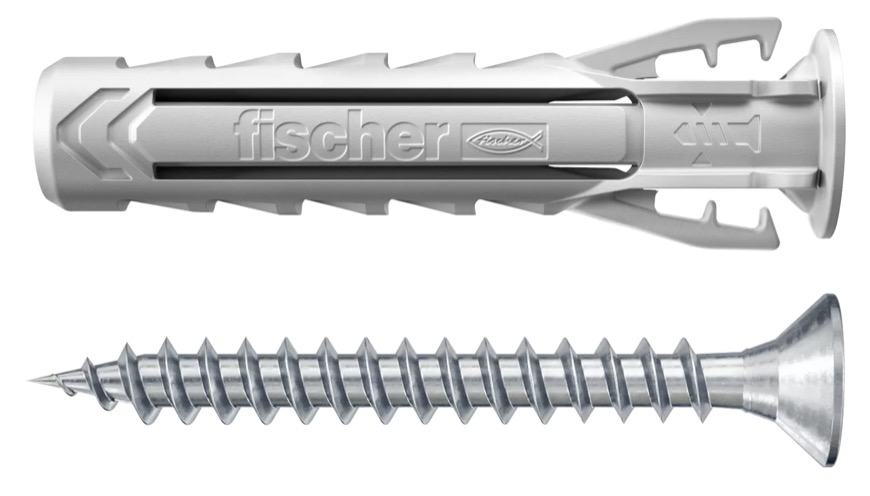 Kaištis su varžtu Fischer SX Plus S; 5,0x25 mm; 20 vnt.