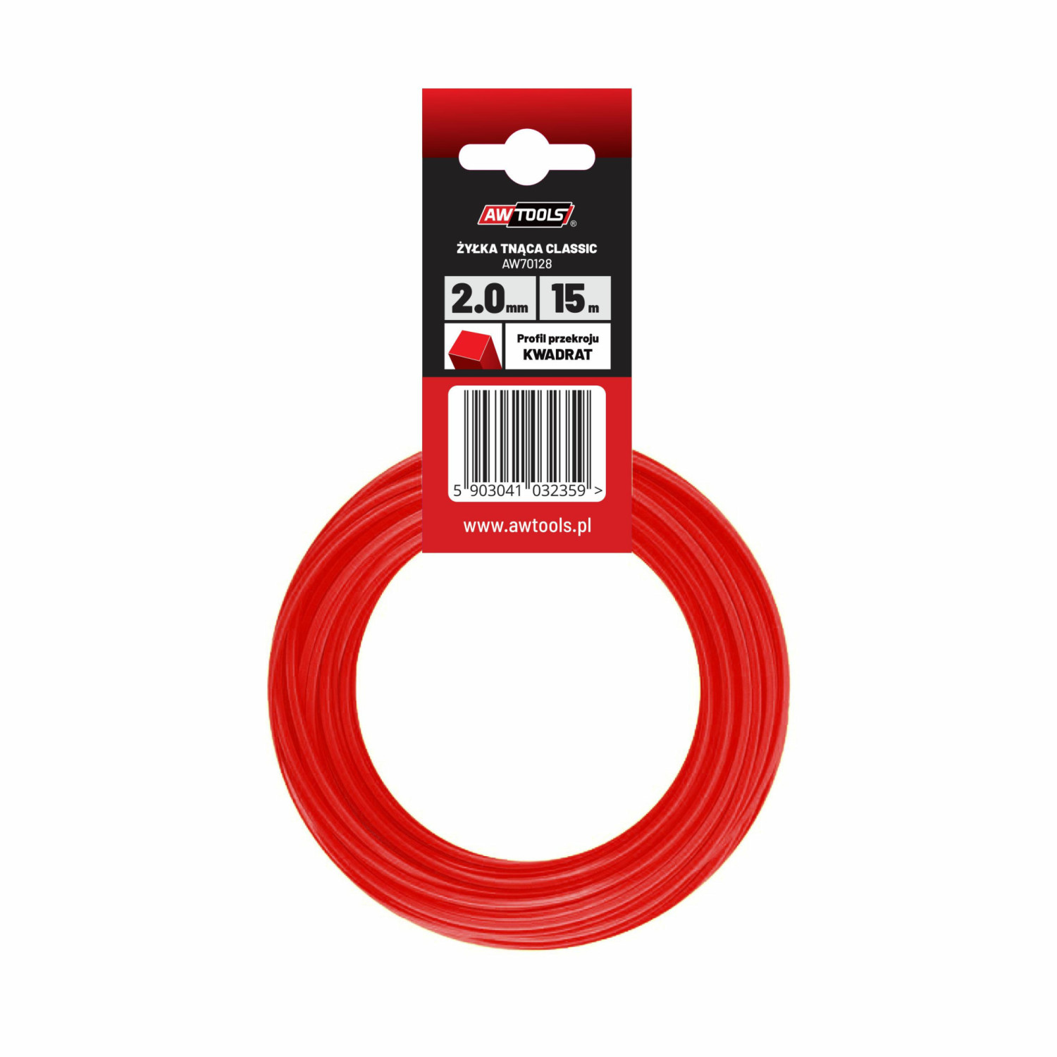 Pjovimo gija AWTools AW70127; 1,6 mm; 15 m 