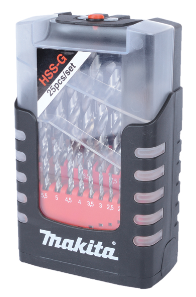 Grąžtų rinkinys Makita HSS-G; 1-13 mm; 25 vnt.