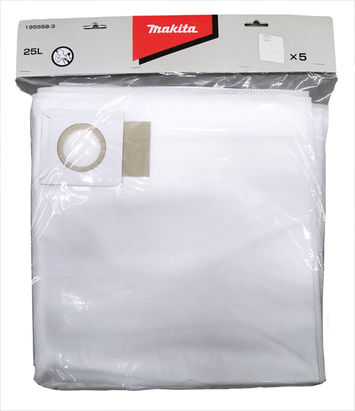 Popieriniai maišeliai dulkių siurbliui Makita; 5 vnt.