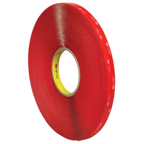 Dvipusė lipni juosta 3M VHB 4910F; 12 mm; 33 m; skaidri