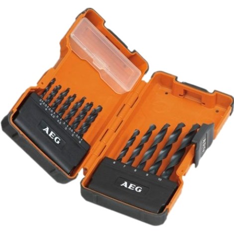 Grąžtų komplektas metalui AEG 4932352241; 2-10 mm; 19 vnt.