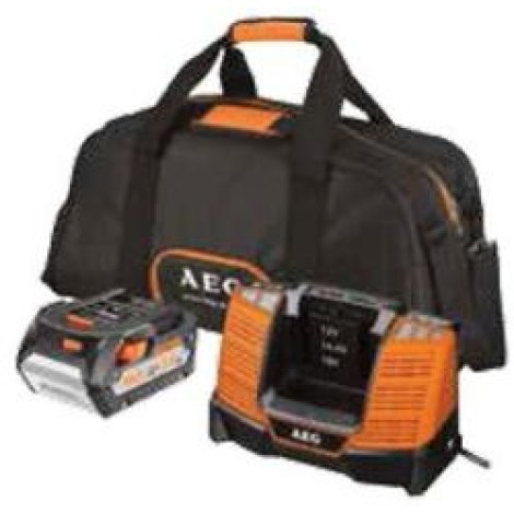 Akumuliatorius AEG SETL1850BLK; 18 V; 1x5,0 Ah + pakrovėjas BLK1218