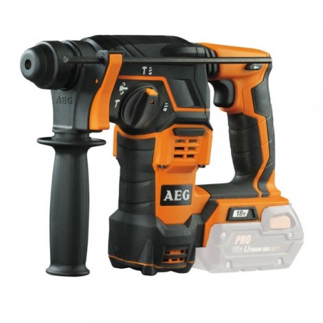 Akum. perforatorius AEG BBH 18/0; 2,3 J; SDS-plus; 18 V (be akumuliatoriaus ir pakrovėjo)