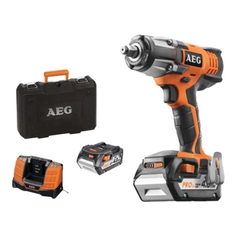 Smūginis veržliasūkis AEG BSS18C12Z LI-402C; 18 V; 2x4,0 Ah akum.