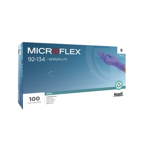 Pirštinės Ansell Microflex 92-134; M; 100 vnt.