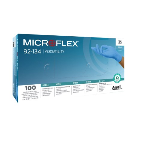 Pirštinės Ansell Microflex 92-134; XL; 100 vnt.
