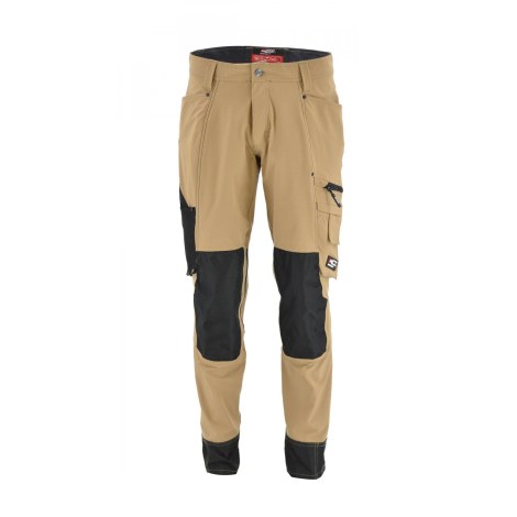 Kelnės AWTools AW02915; T6; 3XL; smėlio spalvos