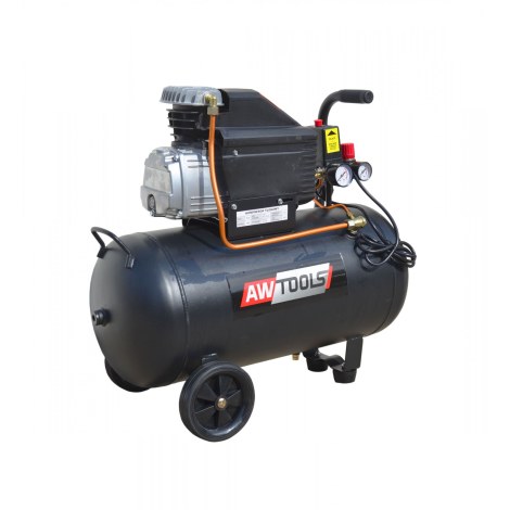 Tepalinis oro kompresorius AWTools AW10000; 230 V; 1,5 kW; 8 bar; 24 l 