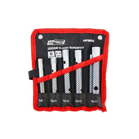 Vamzdinis raktas AWTools AW18050; 8-17 mm; 6 vnt.