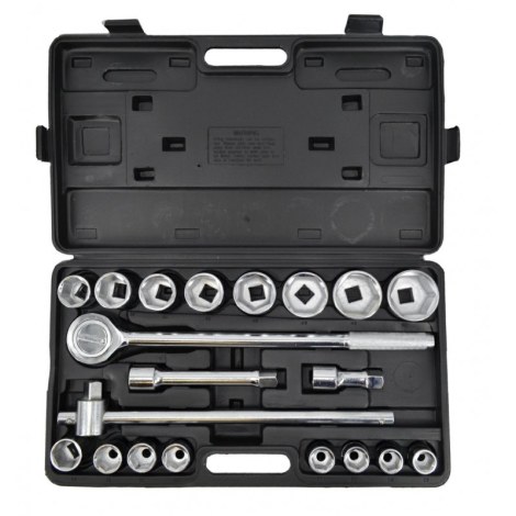 Sukimo galvučių komplektas AWTools AW39021; 3/4''; 19-50 mm; 21 vnt.