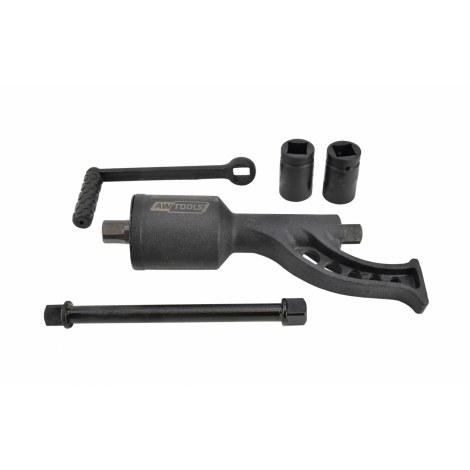 Kombinuotų veržliarakčių komplektas AWTools AW39302; 7500 Nm; 1'' 