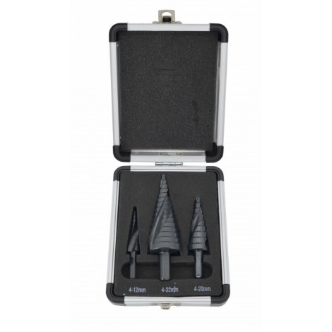 Pakopinis grąžtas AWTools AW40960; HSS; 4-32 mm; 3 vnt.