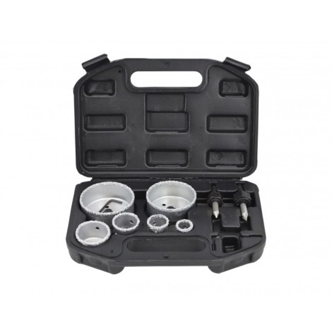 Centravimo grąžtų rinkinys AWTools AW47320; TCT; 22-73 mm; 9 vnt.