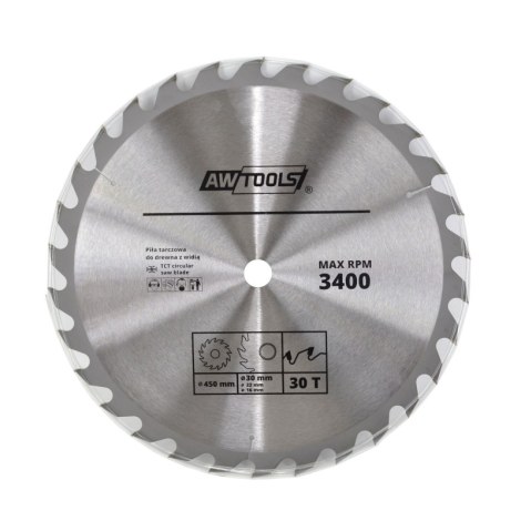 Pjovimo diskas medienai AWTools AW48482; 315x30 mm; Z30 