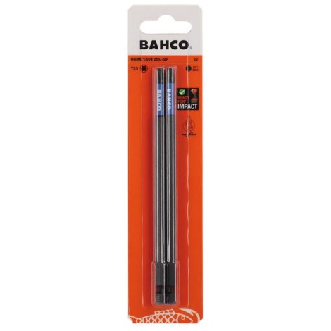 Smūginis sukimo antgalis Bahco 66IM/150T25C-2P; T25; 150 mm; 2 vnt.