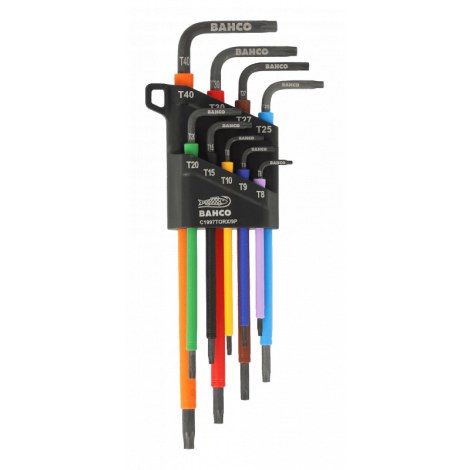 Raktų komplektas Bahco C1997TORX/9P; T8-T40; 9 vnt.