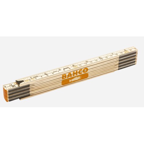 Sulankstoma medinė liniuotė Bahco WR2-MM; 2 m