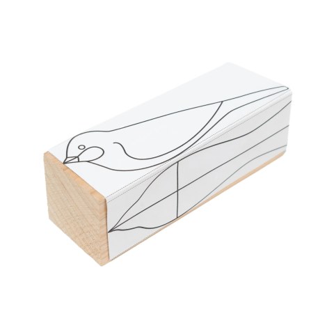 Lentelė - ruošinys BeaverCraft BW DIY01 cher; 125x43x43 mm; drožinėjimui