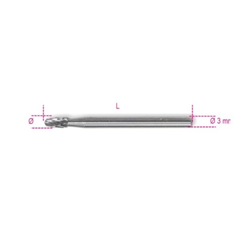Freza gręžtuvui Beta 426MD-OV3; 38,2 mm; 3 mm