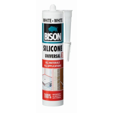 Universalus hermetikas Bison 1591312; 280 ml; baltas