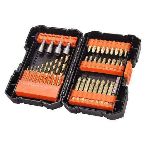 Įrankių komplektas Black & Decker A7227-XJ; 41 vnt.