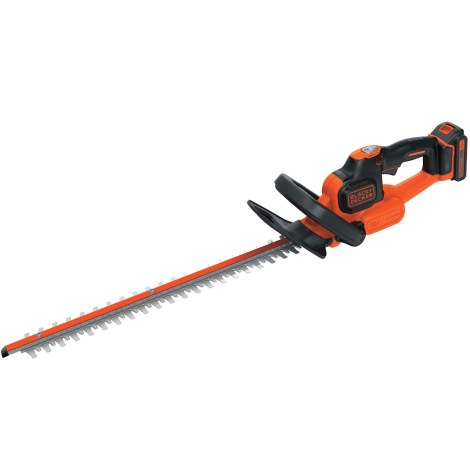 Gyvatvorių žirklės Black & Decker GTC18452PC; 18 V; 1x2,0 Ah; 45 cm ilgio; akumuliatorinės