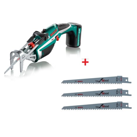 Gyvatvorių žirklės Bosch Keo akumuliatorinės; 15 cm ilgio + pjūkleliai