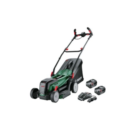 Akumuliatorinė vejapjovė Bosch UniversalRotak 2x18V-37-550; 18 V; 2x4,0 Ah akum.