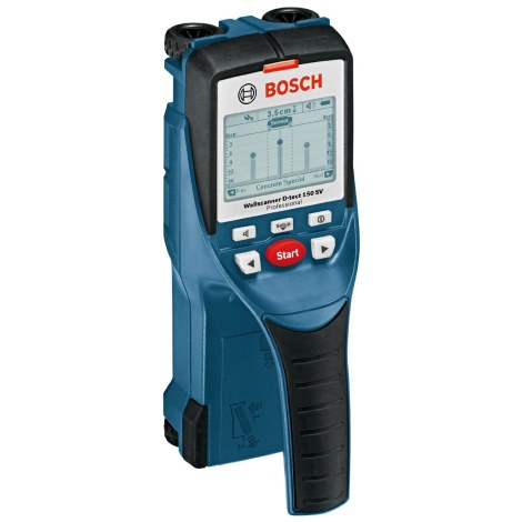 Metalo, medienos ir plastiko ieškiklis Bosch Wallscanner D-tect 150 SV