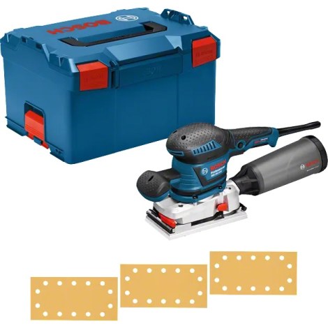 Plokštuminis šlifuoklis Bosch GSS 230 AVE L-Boxx 