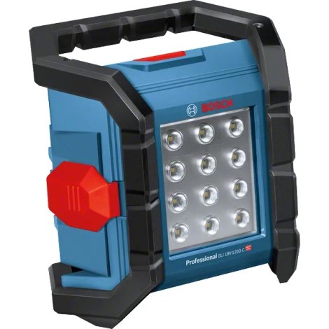 Akumuliatorinis prožektorius Bosch GLI 18V-1200 C Bluetooth; 18 V (be akumuliatoriaus ir pakrovėjo)
